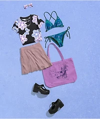 Petals by & Peacocks Liquid Green Cheeky Bikini Bottom
