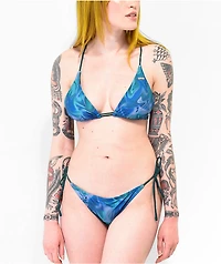 Petals by & Peacocks Liquid Green Cheeky Bikini Bottom