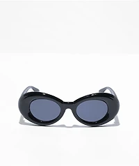 Petals by Petals & Peacocks Nevermind Black Sunglasses