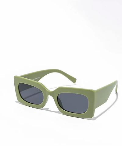 Petals by Petals & Peacocks Rhubic Olive Sunglasses
