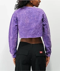 Petals by and Peacocks I Fly You Tie Dye Crewneck