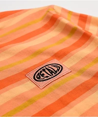 Petals by and Peacocks Monarch Orange Stripe Long Sleeve T-Shirt