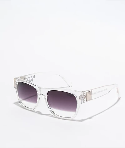 Petals by Petals and Peacocks Oysters On A Half Shell Clear & Silver Sunglasses