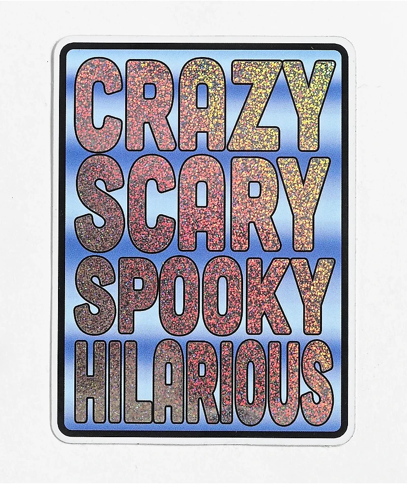 Petty Snacks C.S.S.H. Holo Glitter Sticker