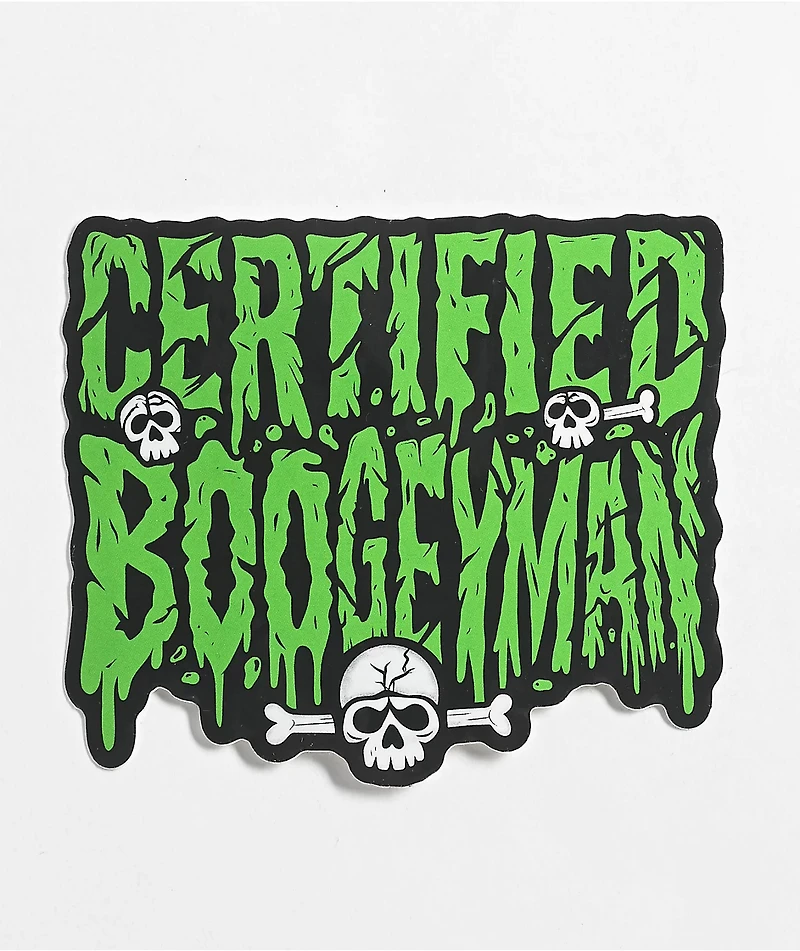 Petty Snacks Certified Boogeyman Sticker