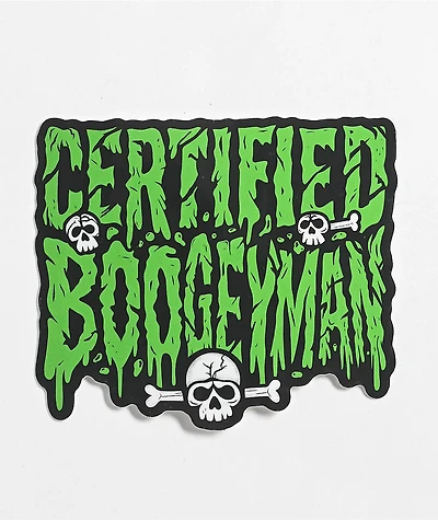 Petty Snacks Certified Boogeyman Sticker