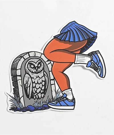 Petty Snacks Dancing On Your Downfall Sticker