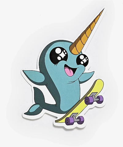 Petty Snacks Gnarlywhal Sticker
