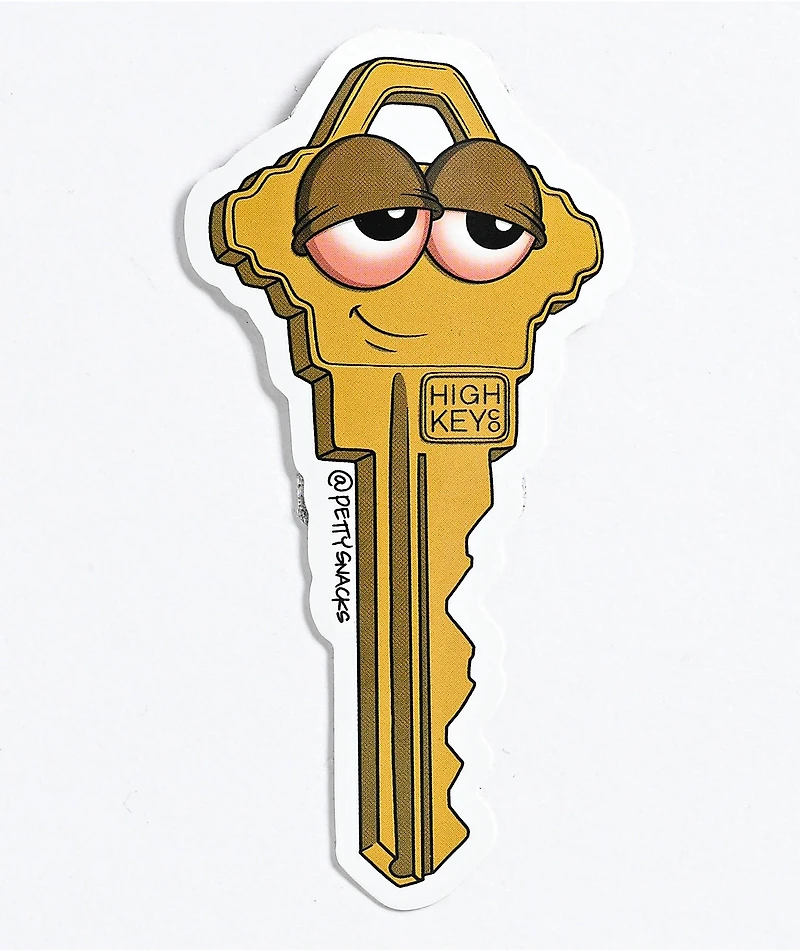 Petty Snacks High Key Sticker