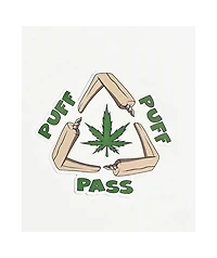 Petty Snacks Puff Puff Pass Sticker
