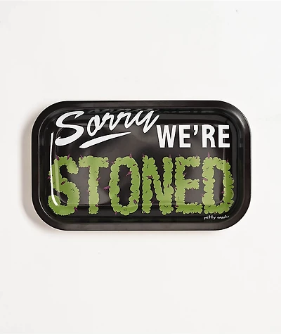 Petty Snacks Sorry We're Stoned Tray