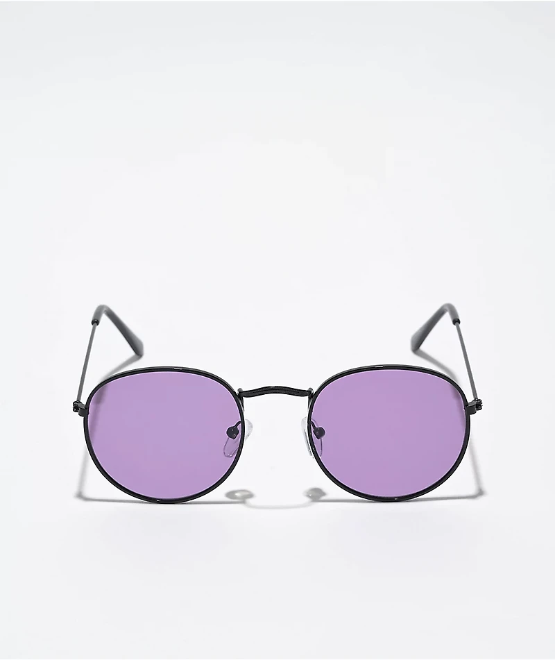 Picnic Purple & Black Sunglasses