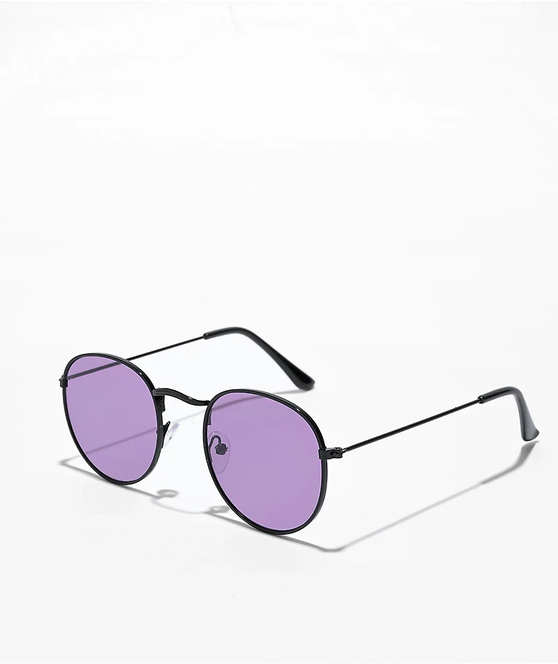Picnic Purple & Black Sunglasses