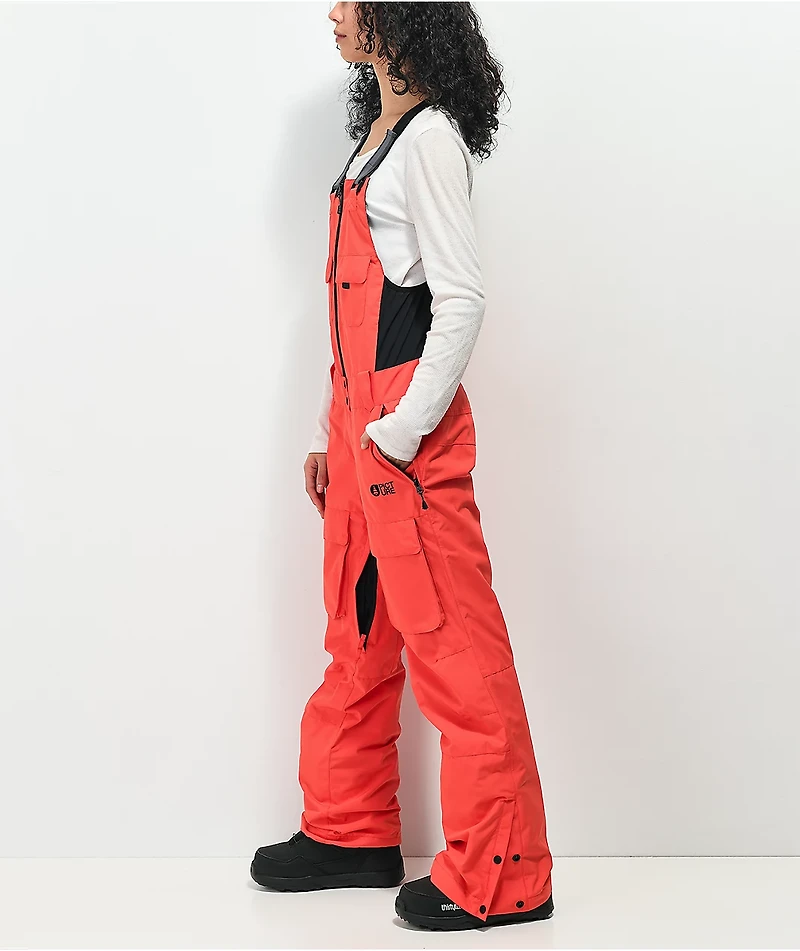 Picture Organic Brita Hot Coral 10K Snowboard Bib Pants
