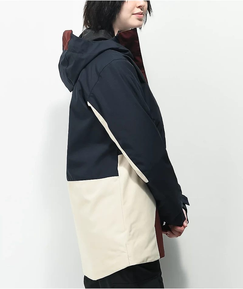 Picture Organic Seasons Dark Blue & Red 10K Parka Snowboard Jacket