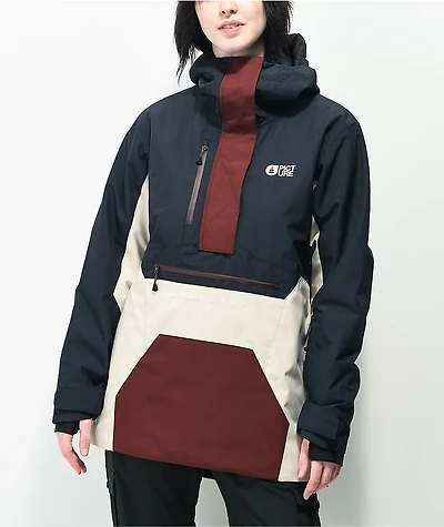Picture Organic Seasons Dark Blue & Red 10K Parka Snowboard Jacket
