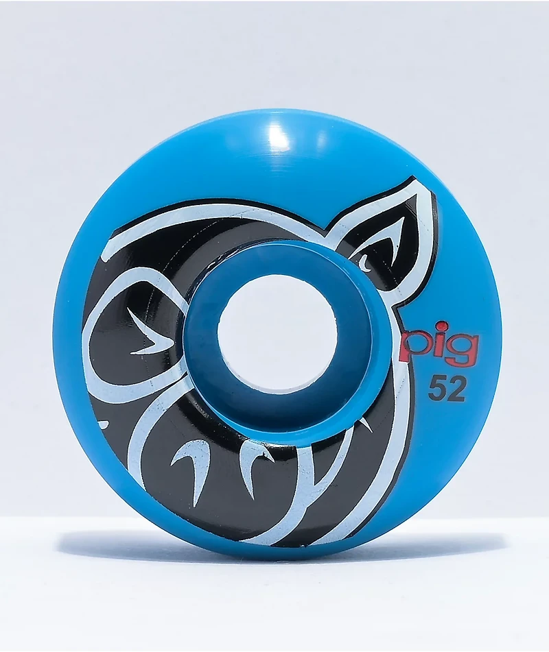Pig 52mm 101a Blue Skateboard Wheels
