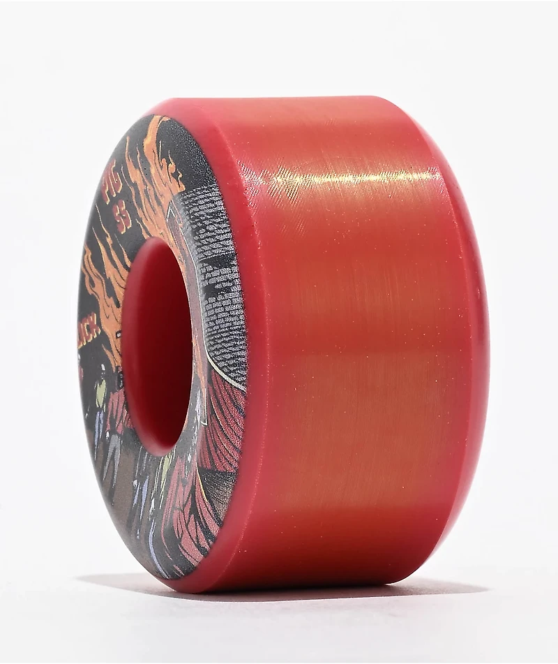 Pig Glick Apocalypses Cube 55mm 97a Red Skateboard Wheels