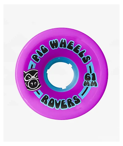 Pig Rover 61mm 85a Purple Cruiser Skateboard Wheels