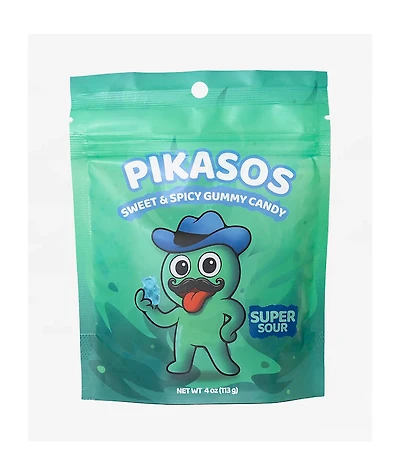 Pikasos Super Sour Gummy Candy