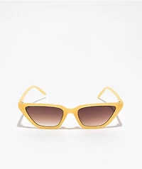 Pillow Yellow Cat Eye Sunglasses