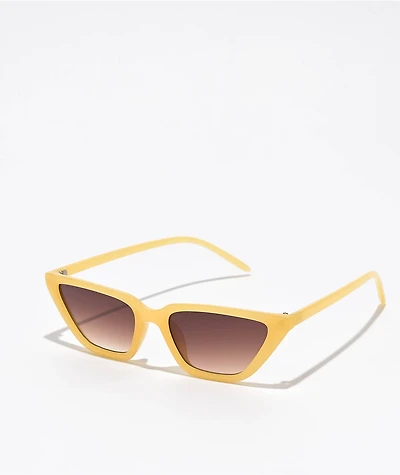 Pillow Yellow Cat Eye Sunglasses