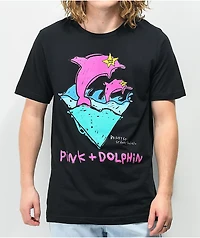 Pink Dolphin x After School Special Double Black T-Shirt