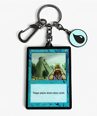 Pintrill x Magic The Gathering Ancestral Recall Keychain
