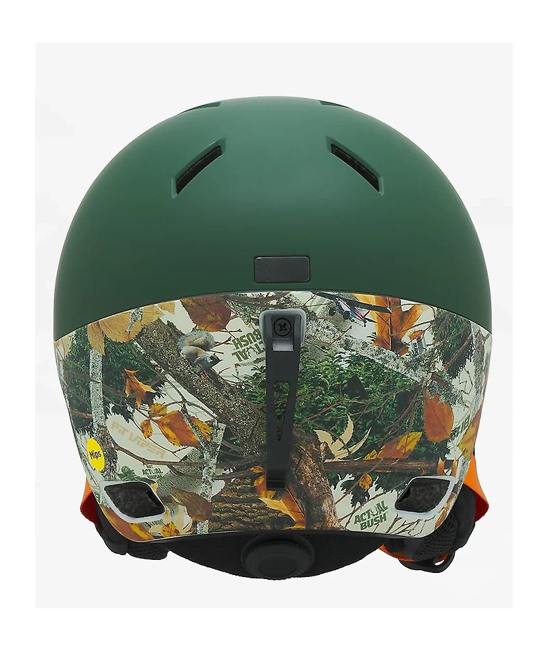 Pit Viper Actualbush Brainstorm Green & Camo Snowboard Helmet