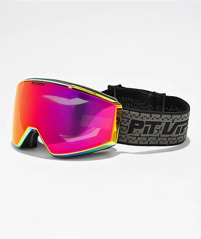 Pit Viper Exec BN5000 Black & Red Snowboard Goggles