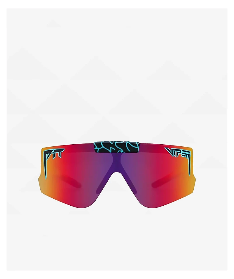 Pit Viper Flip-Offs Voltage Pink & Purple Sunglasses
