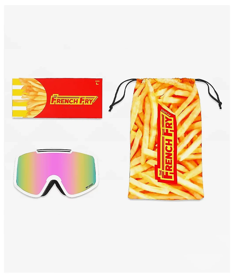 Pit Viper French Fry Miami Night Snowboard Goggles
