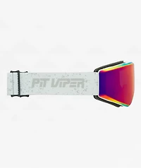 Pit Viper Miami Nights BN5000 White Snowboard Goggles