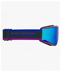 Pit Viper Night Rider BN5000 Black Snowboard Goggles