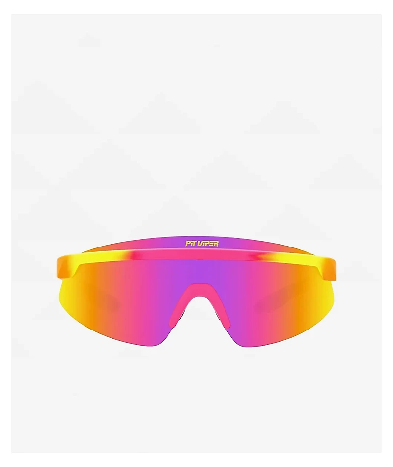 Pit Viper Skysurfer Italo Polar Pink & Yellow Polarized Sunglasses