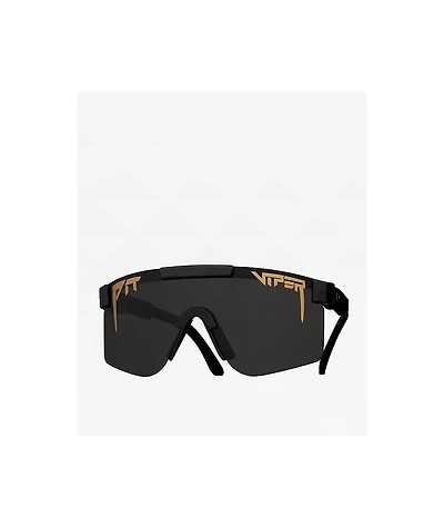 Pit Viper The Exec Single Wide Black & Smoke Polarized Sunglasses