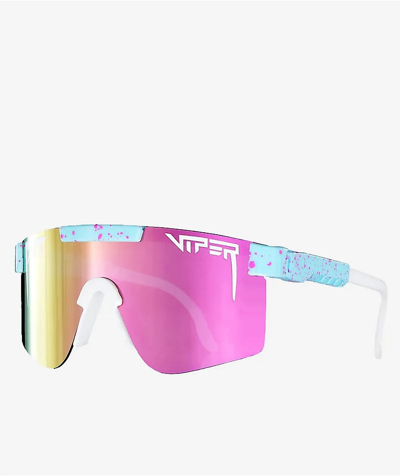 Pit Viper The Gobby Pink & Blue Sunglasses
