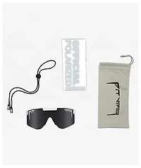 Pit Viper The Miami Nights Original Single Wide Polarized Smoke Sunglasses