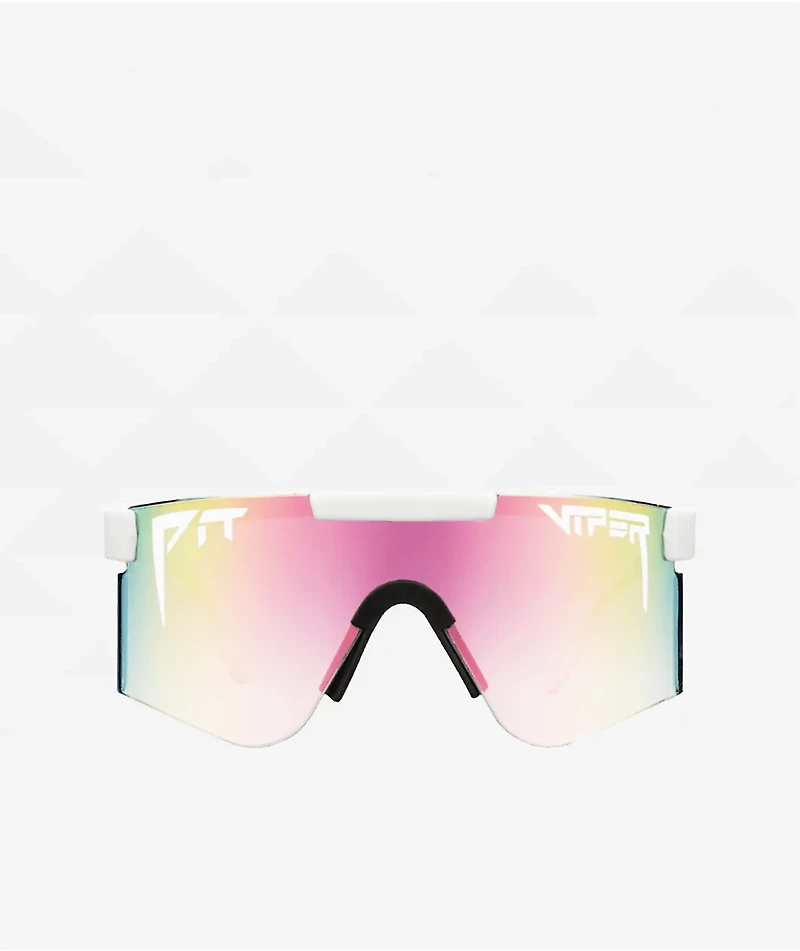 Pit Viper The Miami Nights Single Wide White Sunglasses