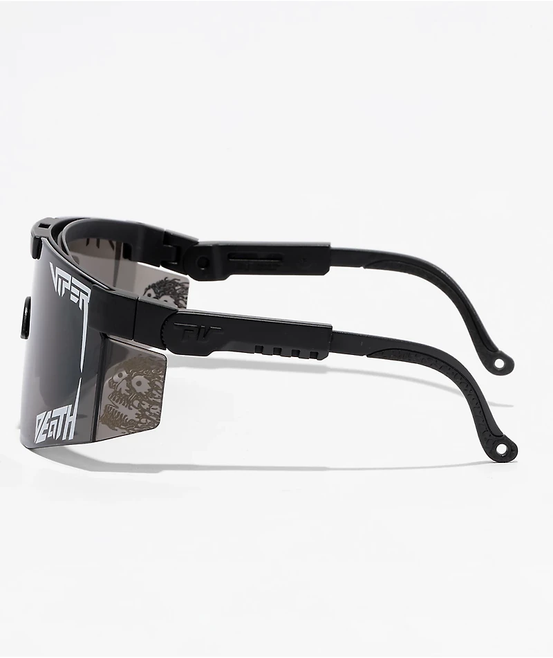 Pit Viper x Liquid Death The Exec Original Black & Smoke Polarized Sunglasses