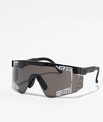 Pit Viper x Liquid Death The Exec Original Black & Smoke Polarized Sunglasses