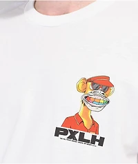 Pixel House Golden Supersize White T-Shirt