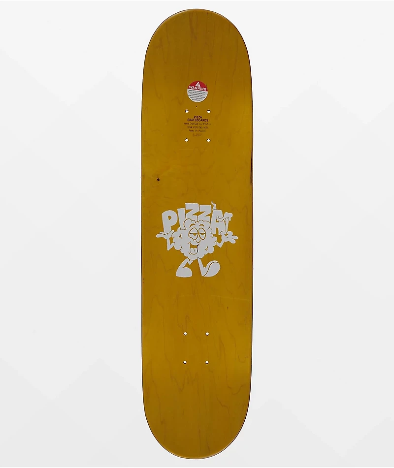 Pizza Milou Baseball 8.25" Skateboard Deck
