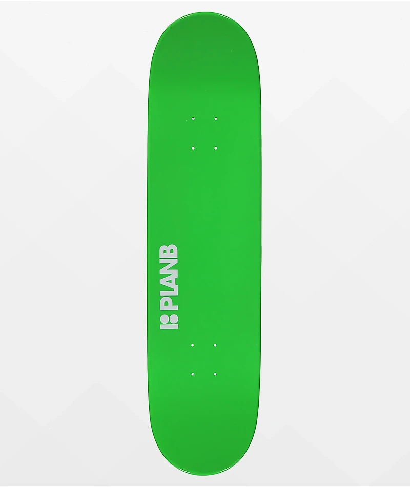 Plan B Full Dipper Green 8.25" Skateboard Deck