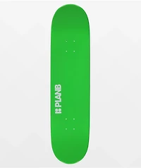 Plan B Full Dipper Green 8.25" Skateboard Deck