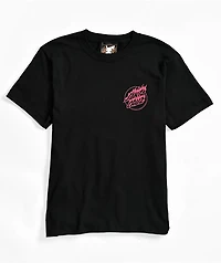 Pokémon & Santa Cruz Fire Type 1 Youth Black T-Shirt