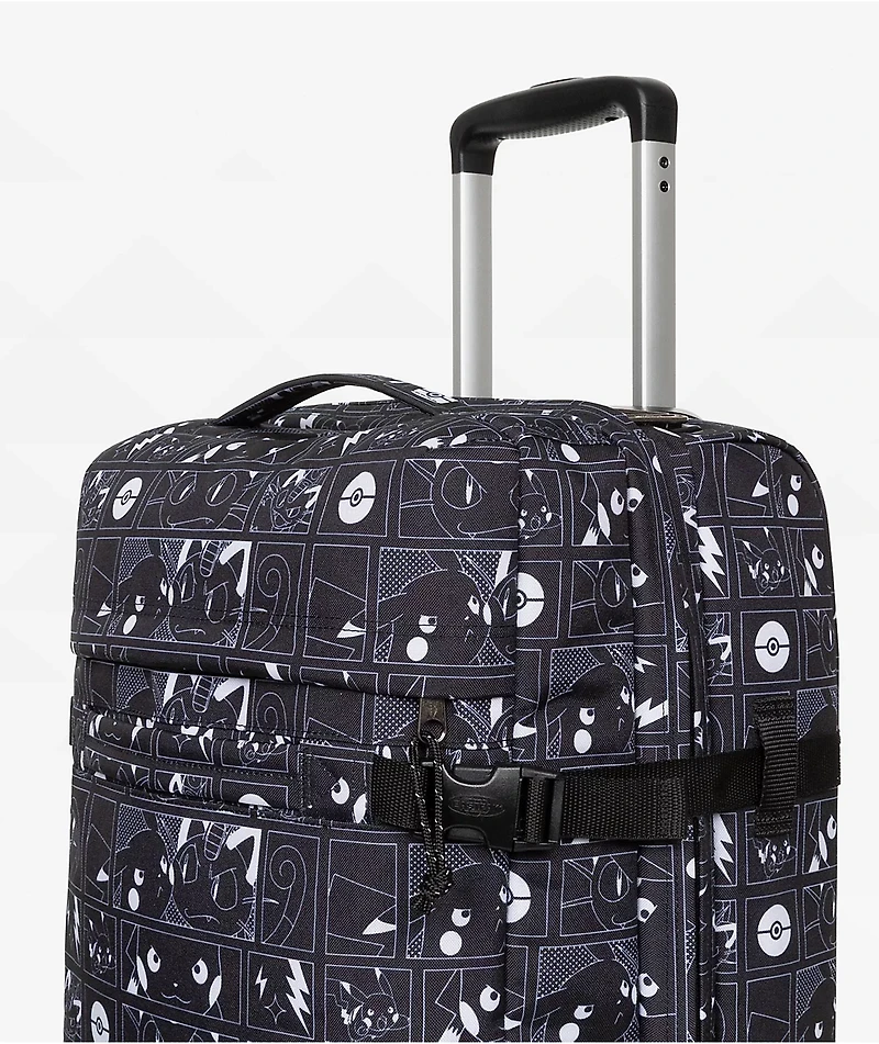 Pokémon x Eastpak Transit'r S All Over Black Carry On Roller Luggage