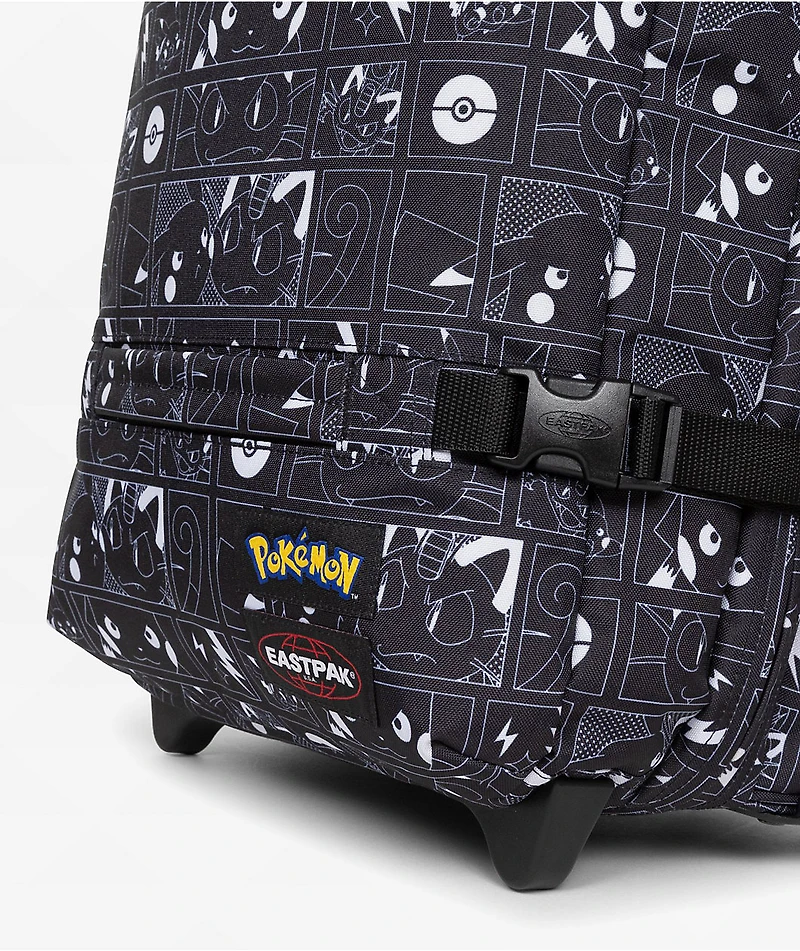 Pokémon x Eastpak Transit'r S All Over Black Carry On Roller Luggage