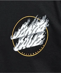 Pokemon & Santa Cruz Fire Type 3 Men's Black T-Shirt