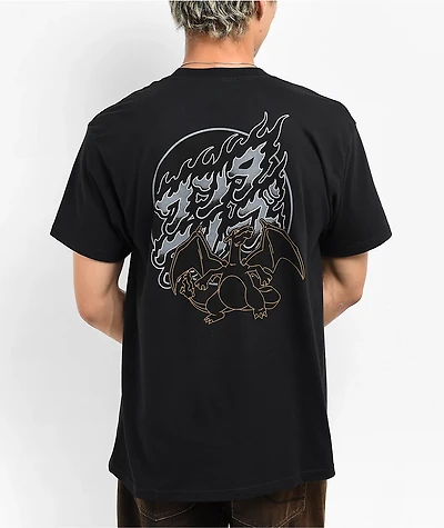 Pokemon & Santa Cruz Fire Type 3 Men's T-Shirt